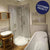 Splendour Pixel 300x260 White Hexagon Gloss Tiles - Unbeatable Bathrooms