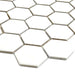 Splendour Pixel 325x282 White Hexagon Matt Tiles - Unbeatable Bathrooms