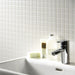Splendour Pixel 303x303 White Square Gloss - Unbeatable Bathrooms