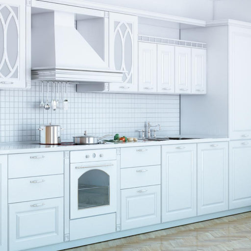 Splendour Pixel 306x306 White Square Gloss Tiles - Unbeatable Bathrooms