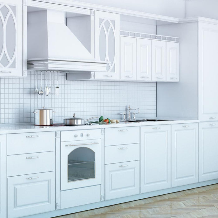 Splendour Pixel 306x306 White Square Gloss Tiles - Unbeatable Bathrooms