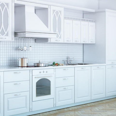 Splendour Pixel 306x306 White Square Gloss Tiles - Unbeatable Bathrooms