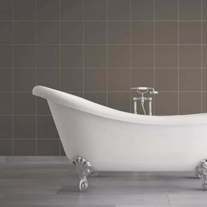 Splendour Prismatics 150x150 Ash Gloss Field Tiles - Unbeatable Bathrooms