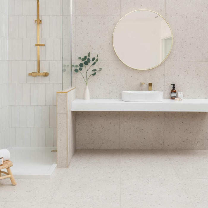 Splendour Rialto 598X598 Meet Me Matt Grey Rectified Tiles - Unbeatable Bathrooms