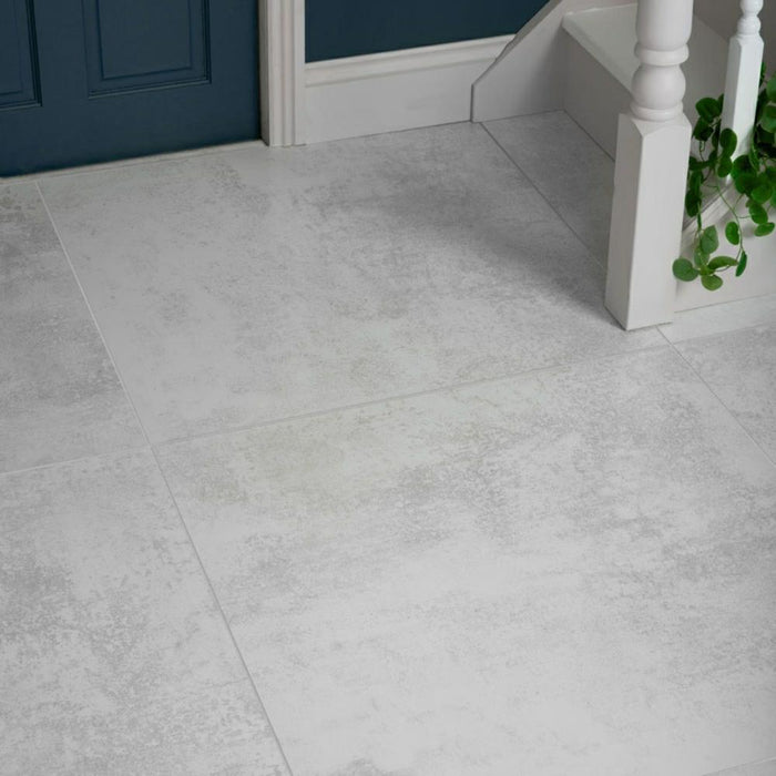 Splendour Stardust 898x898 White Semi Polished Stone Effect Tiles - Unbeatable Bathrooms