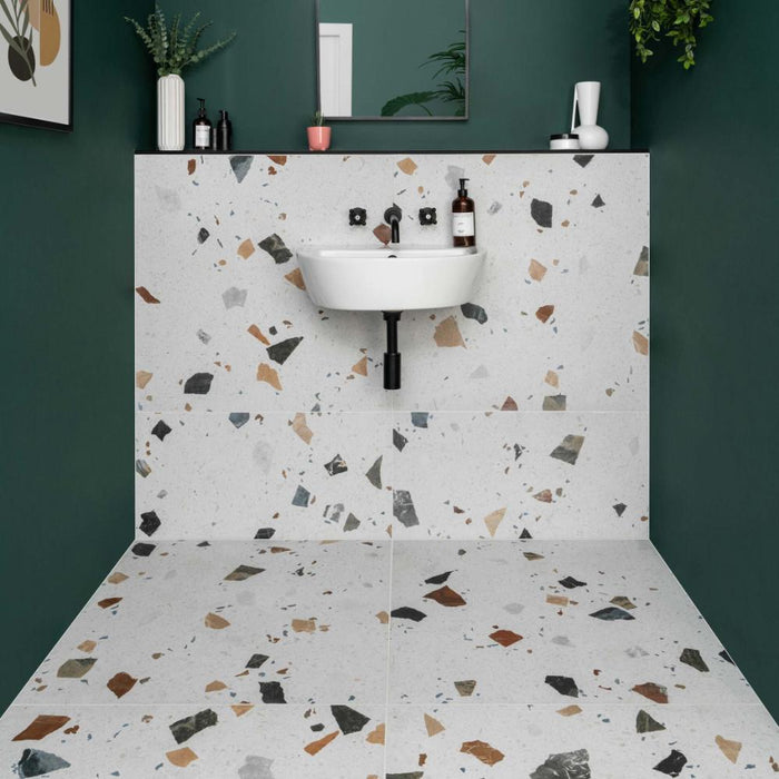 Splendour Stracciatella 800x800 Nacar Tiles - Unbeatable Bathrooms
