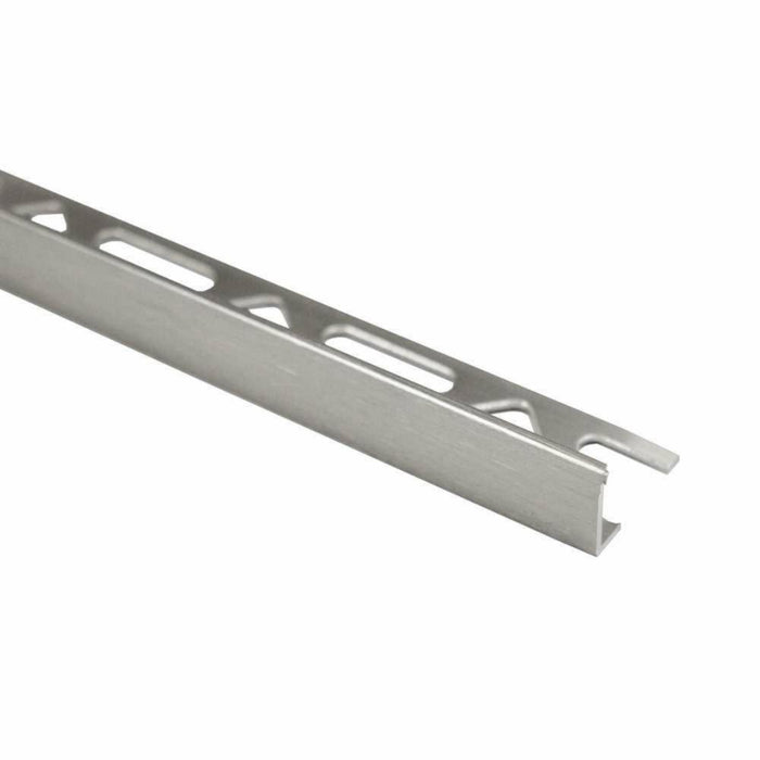 Splendour Straight Edge Metal Trim Brushed Effect 10mm - Unbeatable Bathrooms