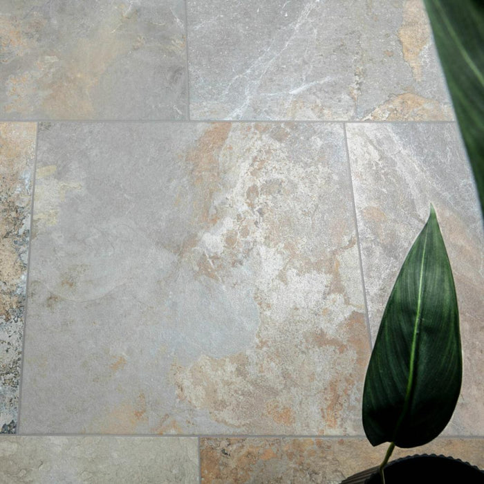 Splendour Strato 595x595 Slate Effect Matt Sparkle Tiles - Unbeatable Bathrooms