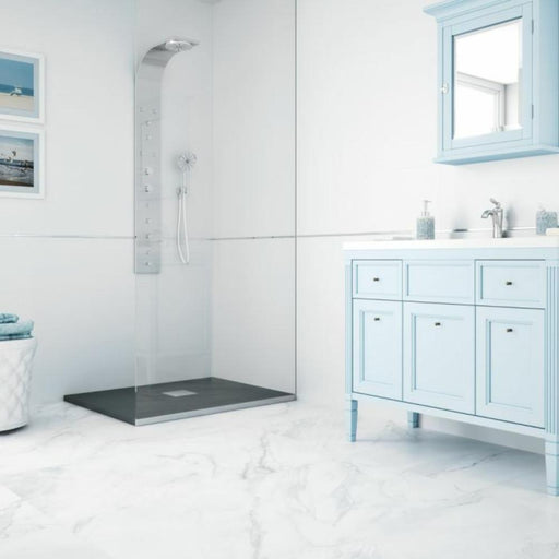Splendour Sublime 600x600 White Matt Marble Effect Tiles - Unbeatable Bathrooms