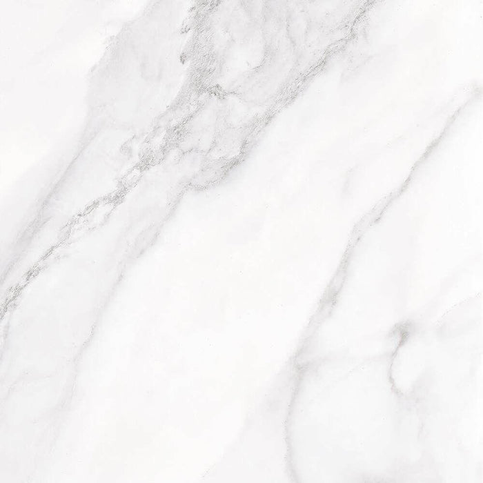 Splendour Sublime 600x600 White Polished Marble Effect Tiles - Unbeatable Bathrooms