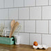 Splendour Timeless 150x150 Matt White Flat Tiles - Unbeatable Bathrooms