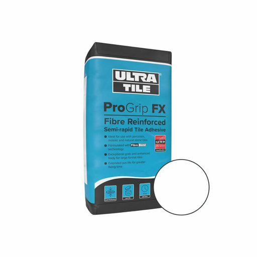 Splendour Ultra Tile Fix Progrip FX Fibre White -20kg - Unbeatable Bathrooms