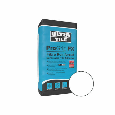 Splendour Ultra Tile Fix Progrip FX Fibre White -20kg - Unbeatable Bathrooms