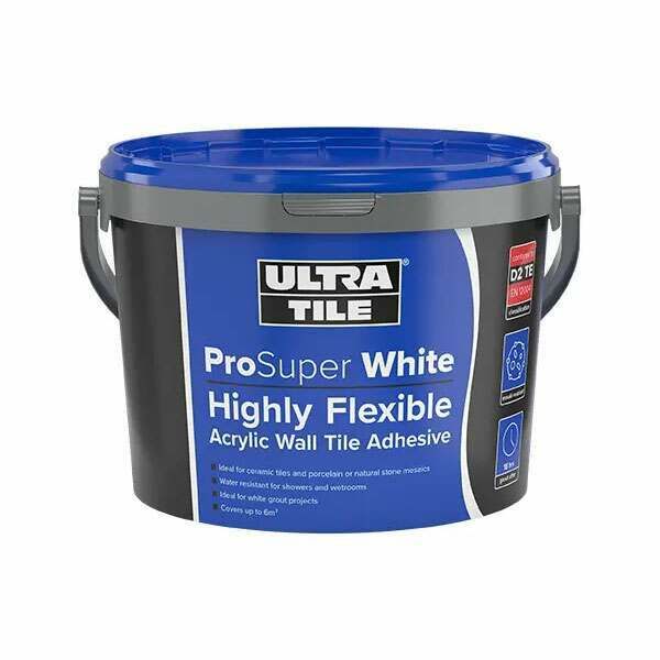 Splendour Ultra Tile Pro Supergrip Super White Tile Adhesive -15kg - Unbeatable Bathrooms