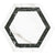 Splendour Venato 330x285 Hexagon Dark Grey Marble Effect Tiles - Unbeatable Bathrooms