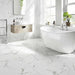 Splendour Versailles 1200x600 Carrara Marble Effect Matt Tiles - Unbeatable Bathrooms