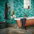 Splendour Vintage 600x150 Blue Wood Effect Tiles - Unbeatable Bathrooms