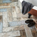 Splendour Vintage 600x150 Blue Wood Effect Tiles - Unbeatable Bathrooms