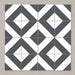 Splendour Zebra 223x223 Black and White Patterned Matt Striped Tiles - Unbeatable Bathrooms