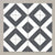 Splendour Zebra 223x223 Black and White Patterned Matt Striped Tiles - Unbeatable Bathrooms