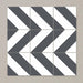 Splendour Zebra 223x223 Black and White Patterned Matt Striped Tiles - Unbeatable Bathrooms