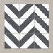 Splendour Zebra 223x223 Black and White Patterned Matt Striped Tiles - Unbeatable Bathrooms