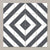 Splendour Zebra 223x223 Black and White Patterned Matt Striped Tiles - Unbeatable Bathrooms