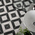 Splendour Zebra 223x223 Black and White Patterned Matt Striped Tiles - Unbeatable Bathrooms