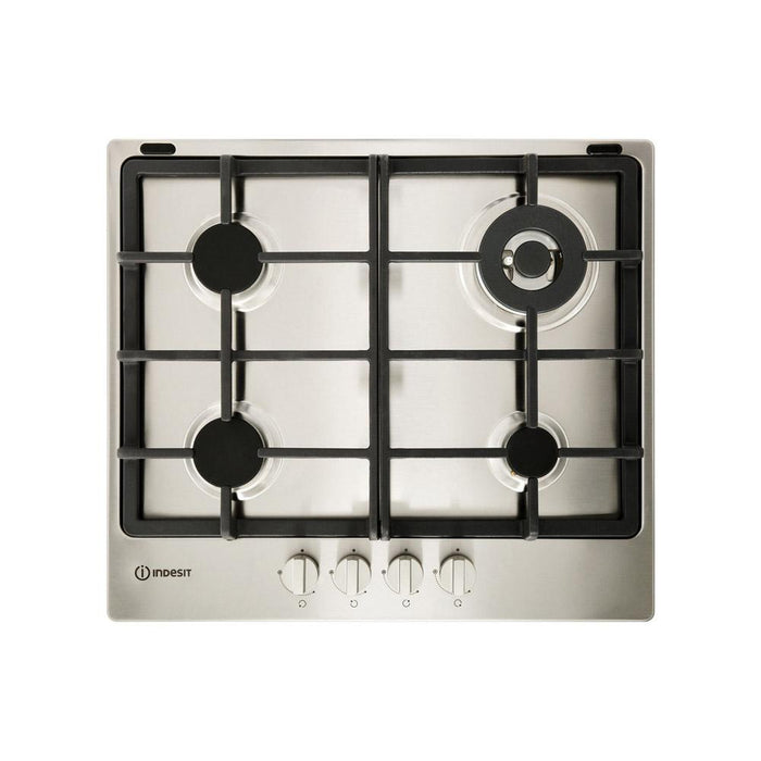 Indesit THP 641 W/IX/I 60cm Gas Hob - Stainless Steel - Unbeatable Bathrooms