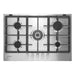 Indesit THP 751 W/IX/I 75cm Gas Hob - Stainless Steel - Unbeatable Bathrooms