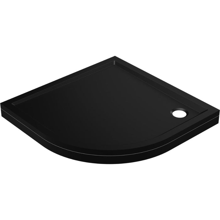 Tray Riser Set for 40mm Low Profile Offset & Quadrant (800-900mm) - Matt Black - Unbeatable Bathrooms