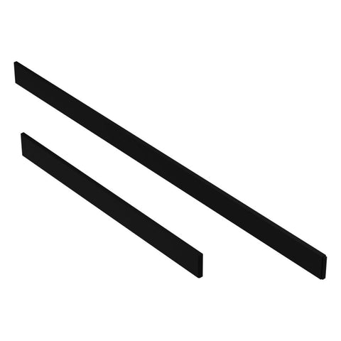 Tray Riser Set for 40mm Low Profile Offset & Quadrant (800-900mm) - Matt Black - Unbeatable Bathrooms