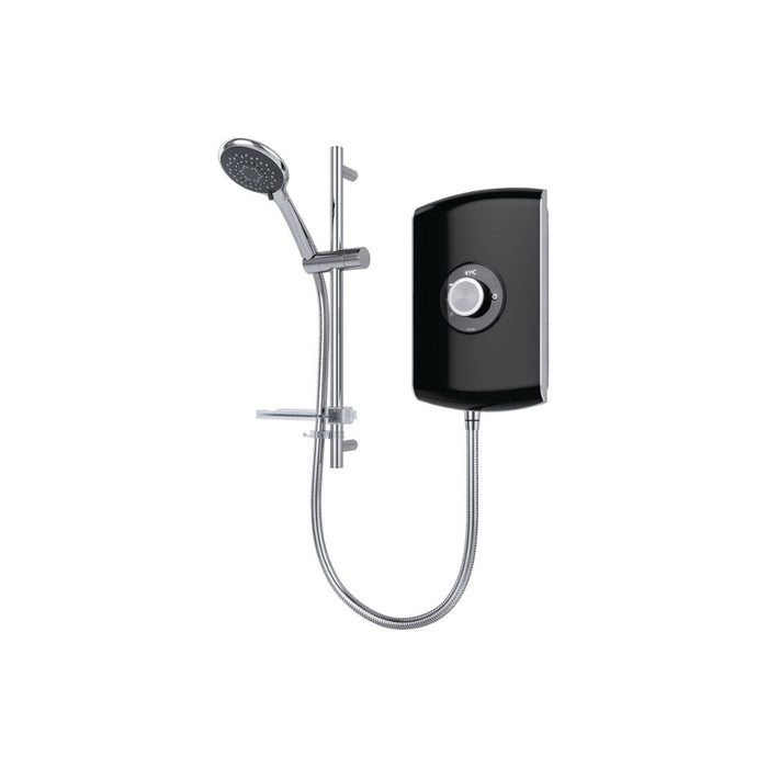 Triton Amore Electric Shower - Black Gloss - Unbeatable Bathrooms