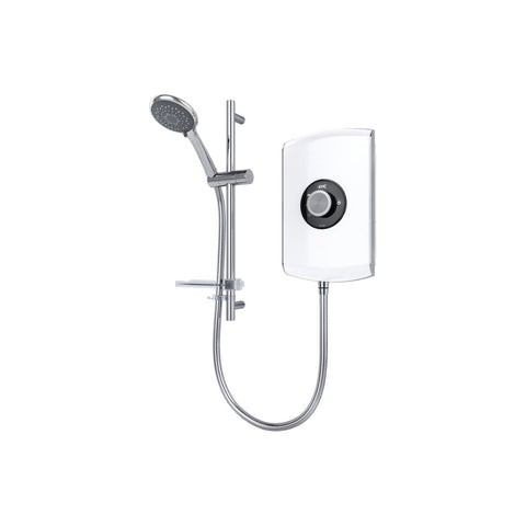 Triton Amore Electric Shower - White Gloss - Unbeatable Bathrooms