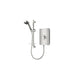 Triton Aspirante Contemporary Electric Shower - Brushed Steel - Unbeatable Bathrooms