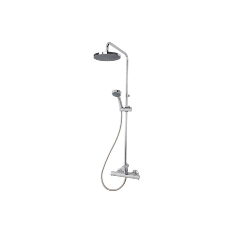 Triton Dene Thermostatic Bar Mixer Shower w/Diverter - Chrome - Unbeatable Bathrooms