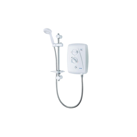Triton T80ZFF Electric Shower - White/Chrome - Unbeatable Bathrooms