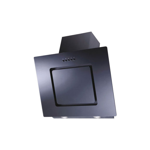 Unbranded CDG6MBGG 60cm Sloped Chimney Hood - Black - Unbeatable Bathrooms