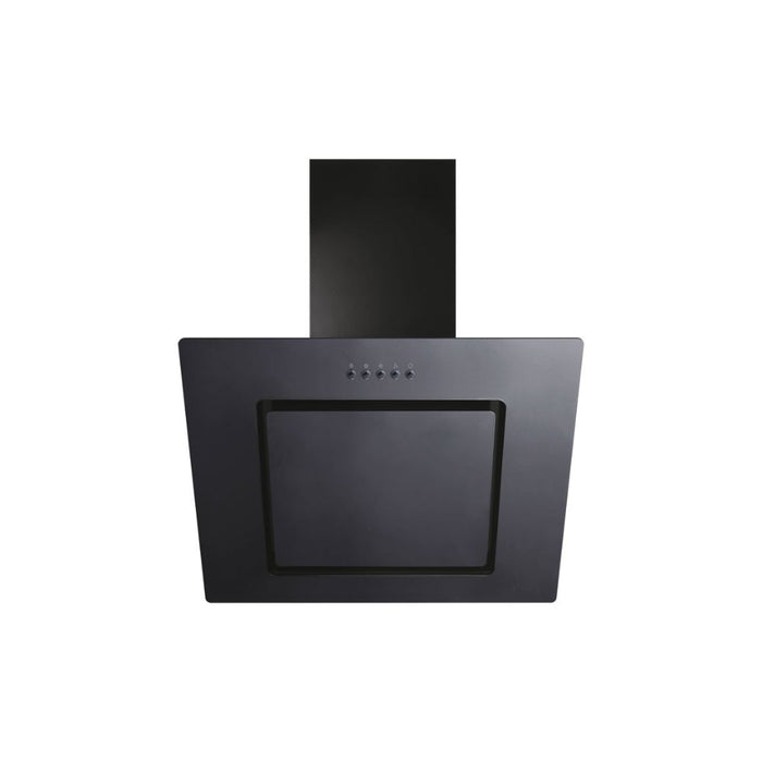 Unbranded CDG6MBGG 60cm Sloped Chimney Hood - Black - Unbeatable Bathrooms