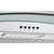 Unbranded CGM70NX 70cm Curved Glass Chimney Hood - St/Steel & Glass - Unbeatable Bathrooms