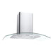 Unbranded CGM90NX/1 90cm Curved Glass Chimney Hood - St/Steel & Glass - Unbeatable Bathrooms