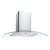 Unbranded CGM90NX/1 90cm Curved Glass Chimney Hood - St/Steel & Glass - Unbeatable Bathrooms