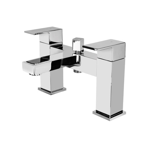 Vema Lys Deck Mounted Bath/Shower Mixer - Chrome - Unbeatable Bathrooms