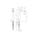 Vema Lys Tall Basin Mixer - Chrome - Unbeatable Bathrooms