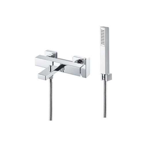 Vema Lys Wall Mounted Bath/Shower Mixer - Chrome - Unbeatable Bathrooms
