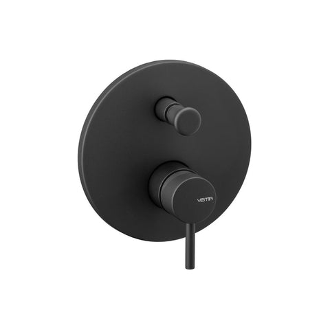 Vema Maira Black Concealed Two Outlet Shower Mixer w/Diverter - Unbeatable Bathrooms
