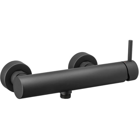Vema Maira Black Wall Mounted Single Outlet Shower Mixer - Unbeatable Bathrooms