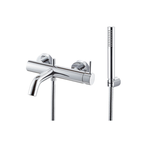 Vema Maira Wall Mounted Bath/Shower Mixer - Chrome - Unbeatable Bathrooms