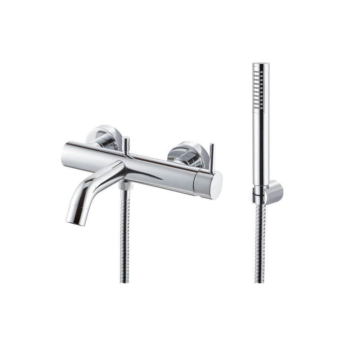 Vema Maira Wall Mounted Bath/Shower Mixer - Chrome - Unbeatable Bathrooms