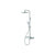 Vema Thermostatic Shower Column w/Fixed Head Riser Shelf & Foot Wash - Unbeatable Bathrooms